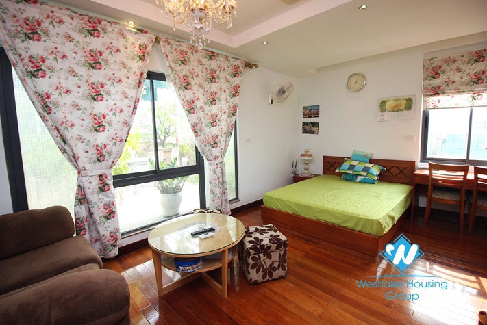 Rooftop with big terrace Studio for rent in centre of Hoan Kiem